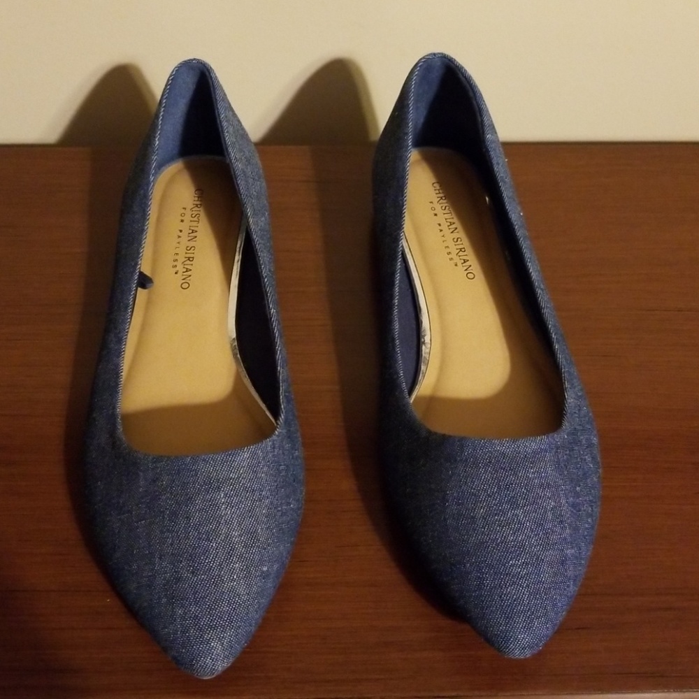 💄👜 New! Christian Siriano Denim Flats